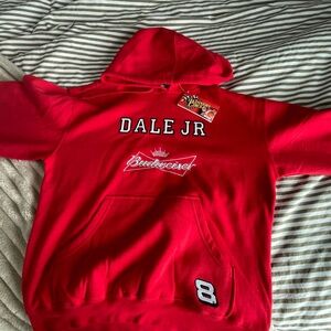 Dale Junior budweiser Nascar sweatshirt winners circle